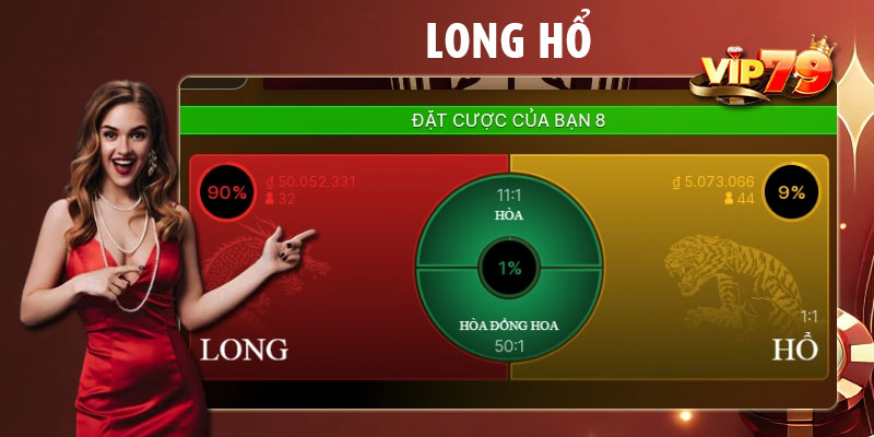 Luật chơi game Long Hổ Vip79 đơn giản